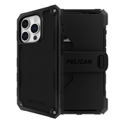 【iPhone15 Pro ケース】MagSafe対応 スタンド機能付きホルスター付属抗菌 リサイクル材料 Shield (Black)