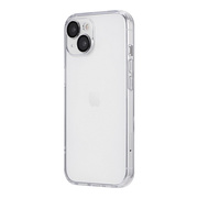 【iPhone15 ケース】カメラレンズ保護ガラスハイブリッドケース 「UTILO All Glass Cover」 (クリア)