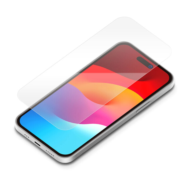 【iPhone15 Plus/15 Pro Max フィルム】ガイドフレーム付 液晶保護ガラス (スーパークリア)サブ画像