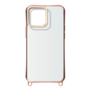 【iPhone15 ケース】新形状ケース METAL CASE (ピンクゴールド)