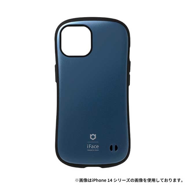 【iPhone15 ケース】iFace First Class Metallicケース (コーラルブルー)