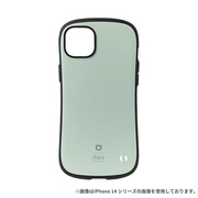 【iPhone15 Plus ケース】iFace First Class KUSUMIケース (くすみグリーン)