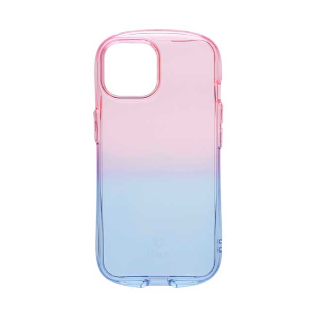 【iPhone15 ケース】iFace Look in Clear Lollyケース (ピーチ/サファイア)