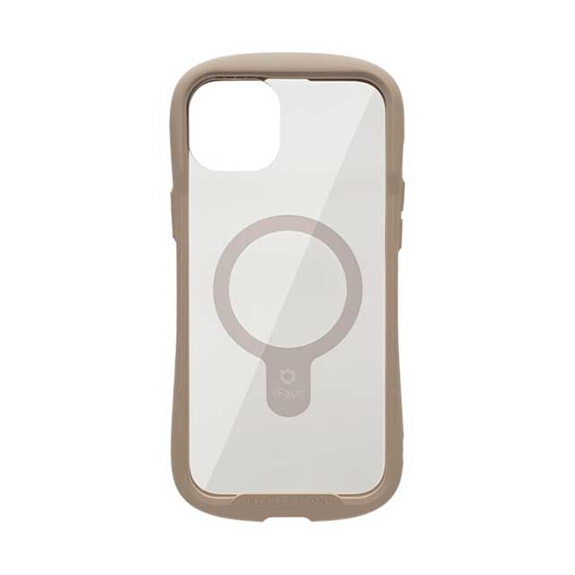 【iPhone15 Plus ケース】iFace Reflection Magnetic強化ガラスクリアケース (ベージュ)