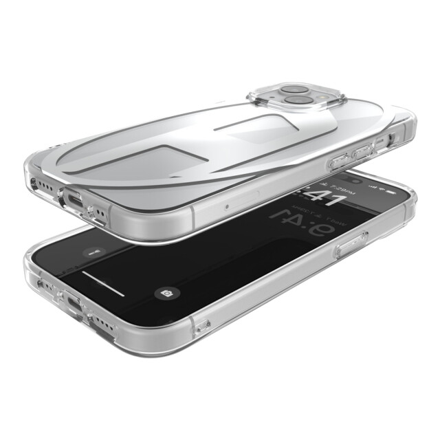【iPhone15 ケース】Oval D Clear (SilverMetallic)サブ画像
