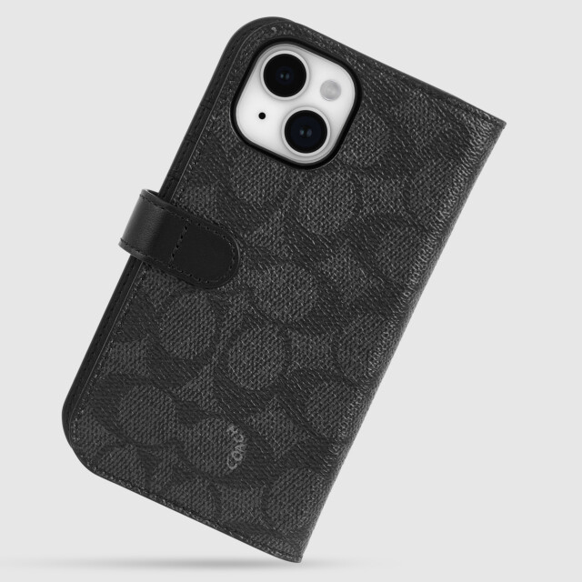 【iPhone15 ケース】Folio Case (Signature C Charcoal)サブ画像