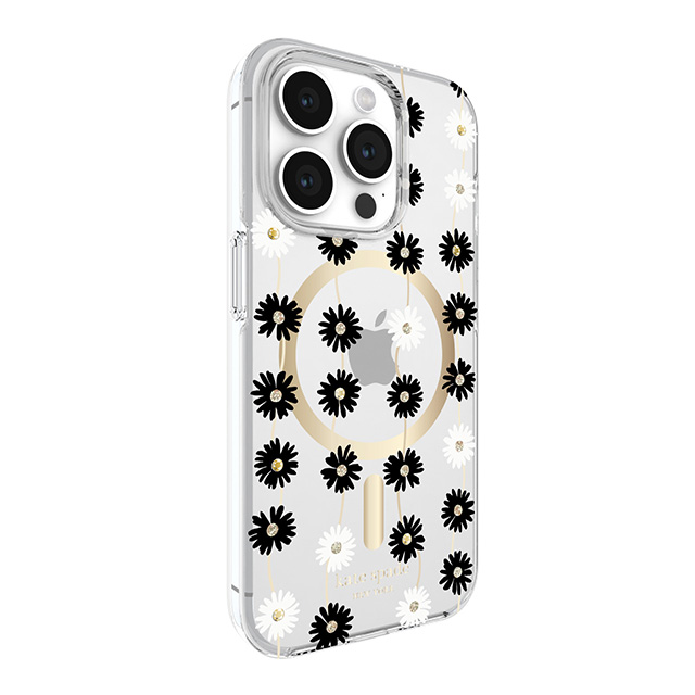 【iPhone15 Pro ケース】Protective Hardshell Case for MagSafe (Daisy Chain/Black/White/Gold Glitter/Gold Foil Logo)サブ画像