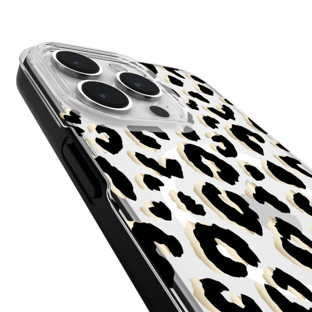 【iPhone15 Pro Max ケース】Protective Hardshell Case for MagSafe (City Leopard Black/Gold Foil/Clear)サブ画像