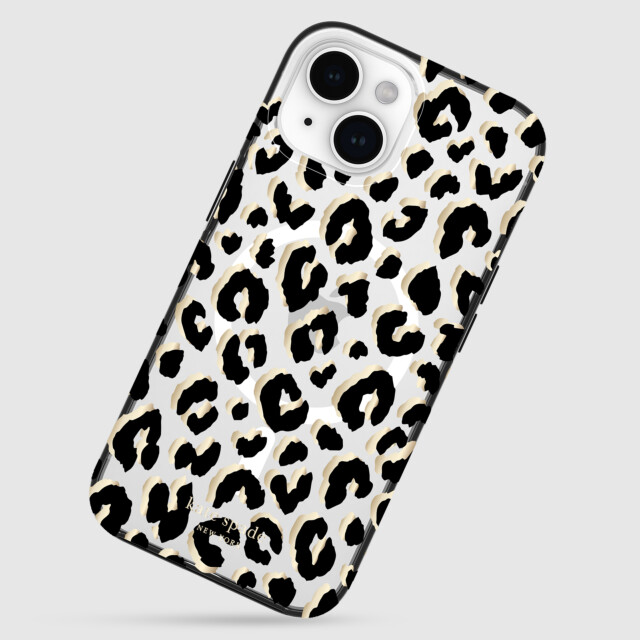 【iPhone15/14/13 ケース】Protective Hardshell Case for MagSafe (City Leopard Black/Gold Foil/Clear)サブ画像
