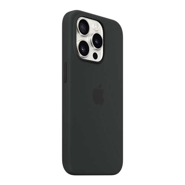 MagSafe対応iPhone 15 Pro シリコーンケース - ブラックサブ画像