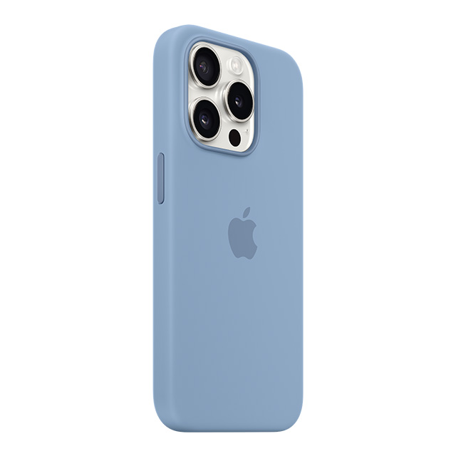 MagSafe対応iPhone 15 Pro シリコーンケース - ウインターブルーサブ画像