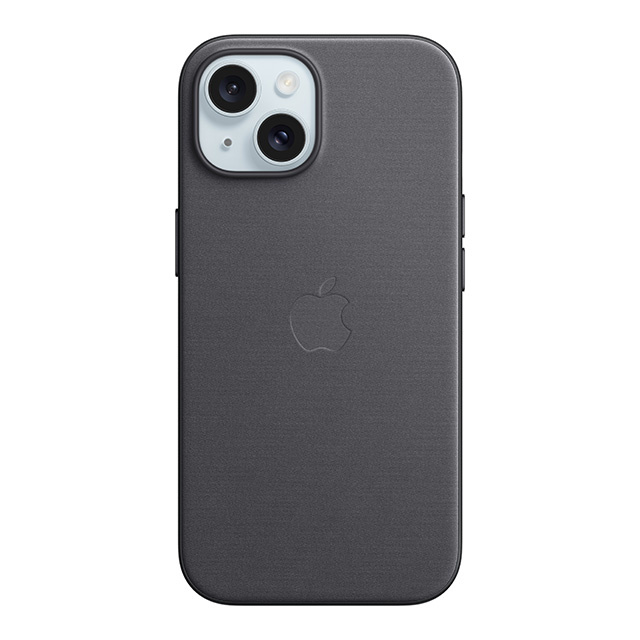 MagSafe対応iPhone 15 ファインウーブンケース - ブラック