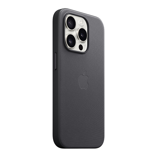 MagSafe対応iPhone 15 Pro ファインウーブンケース - ブラックサブ画像