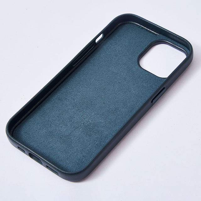 【iPhone15/14/13 ケース】Leather Plain Case(green)サブ画像