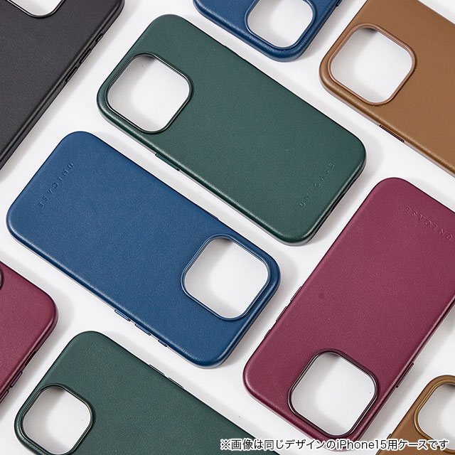 【iPhone15 Pro ケース】Leather Plain Case(purple)サブ画像