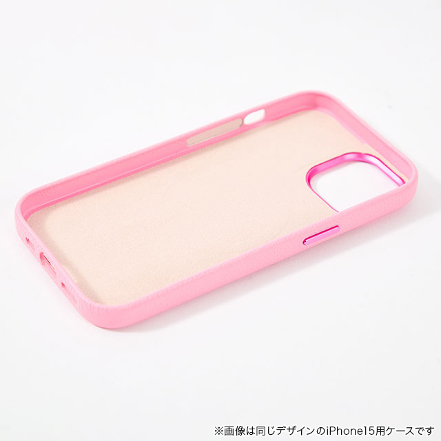 【iPhone15 Pro ケース】Heart Shrink Case(pink)サブ画像