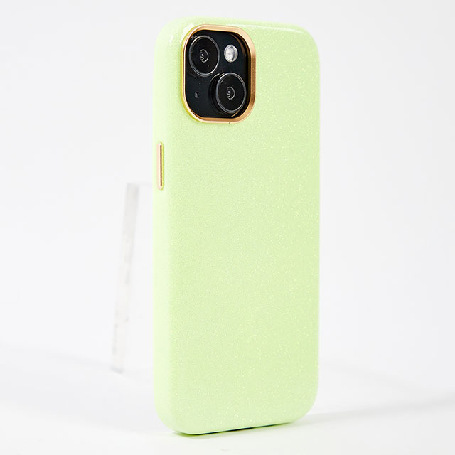 【iPhone15/14/13 ケース】Sparkling Case(neon green)サブ画像