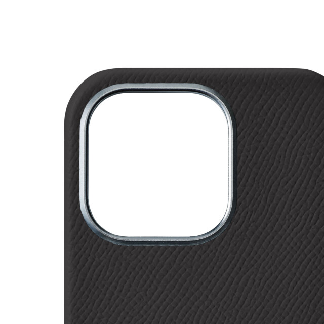 【iPhone15 Pro ケース】バックカバーケース ノブレッサレザー (ブラック)サブ画像