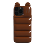 【iPhone15 Pro Max ケース】THE PUFFER CASE (TEDDY BEAR)