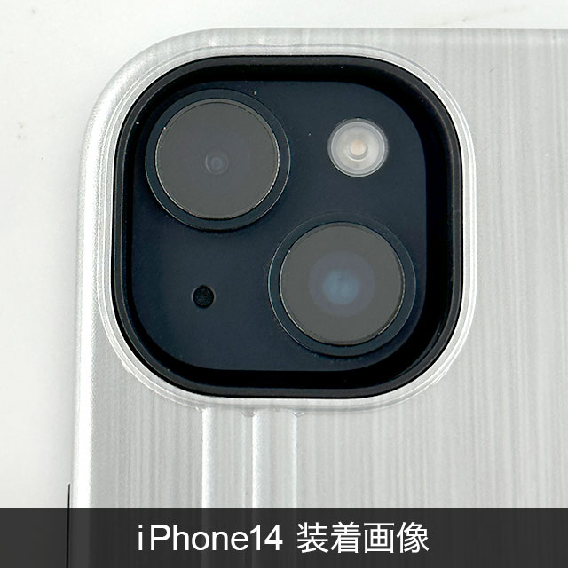 【アウトレット】【iPhone15/14/13 ケース】ZERO HALLIBURTON Hybrid Shockproof Flip Case (Matte Silver)サブ画像