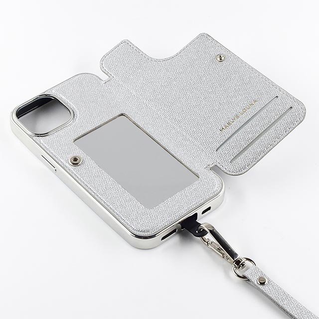 【アウトレット】【iPhone15/14/13 ケース】Cross Body Case Duo (shine silver)サブ画像