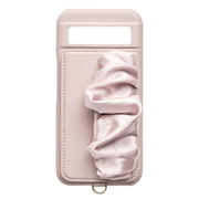 【Google Pixel 8a ケース】Classy Scrunchie Case (pink)