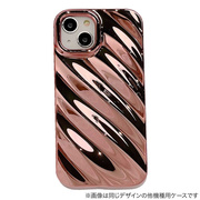 【iPhone15 Pro ケース】なみなみミラーケース (ピンク)
