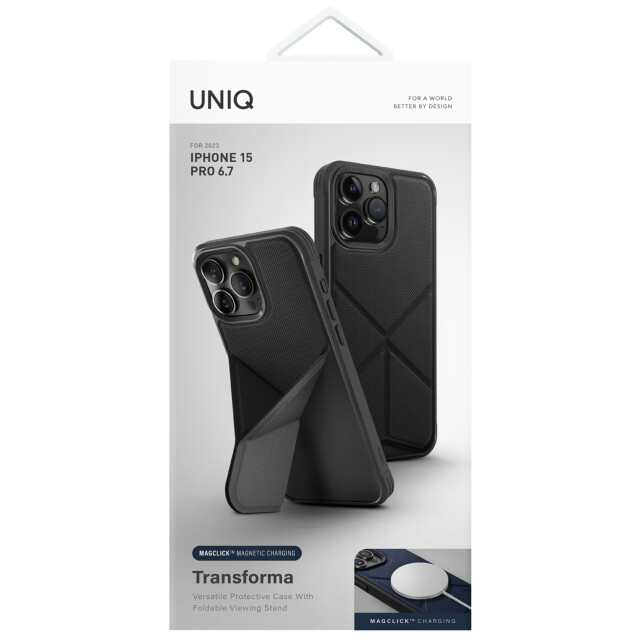 【iPhone15 Pro Max ケース】HYBRID MAGCLICK CHARGING TRANSFORMA - EBONY (BLACK)goods_nameサブ画像