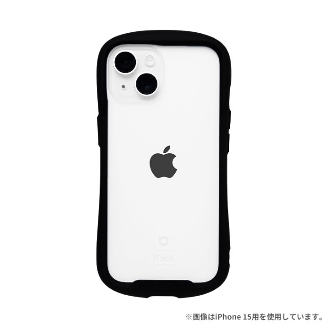 【iPhone13 ケース】iFace Reflection Frost 強化ガラスクリアケース (ブラック)