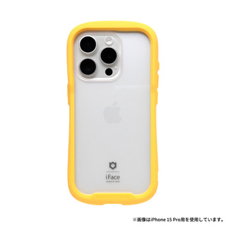 【iPhone15 ケース】iFace Reflection強化ガラスクリアケース (ハニーイエロー)