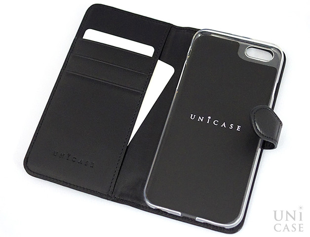 【iPhone6s/6 ケース】OSTRICH Diary Black for iPhone6s/6の見開き