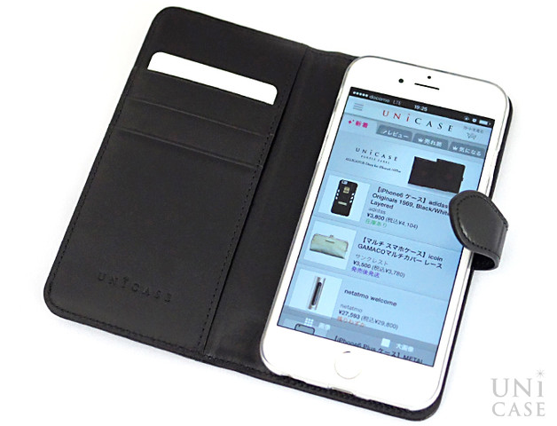 【iPhone6s/6 ケース】OSTRICH Diary Black for iPhone6s/6の装着