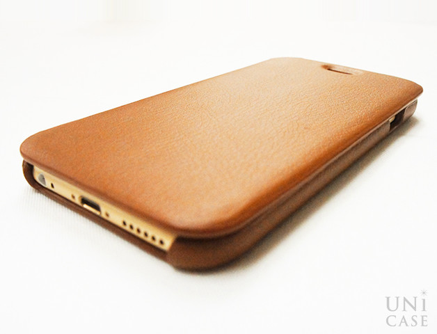 【iPhone6s/6 ケース】TRANS CONTINENTS LEATHER CASE for iPhone6s/6 (Brown)のフリップカバー