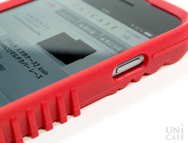 【iPhone6s/6 ケース】NIKE AIR FORCE 1 PHONE CASE (RED)の電源ボタン