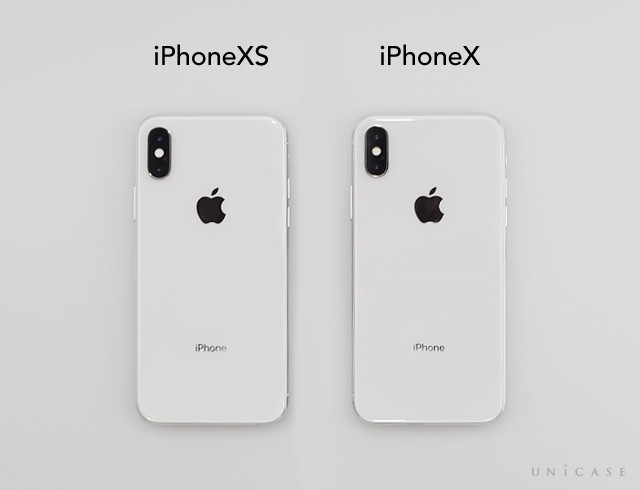iPhoneXSとiPhoneX　本体背面
