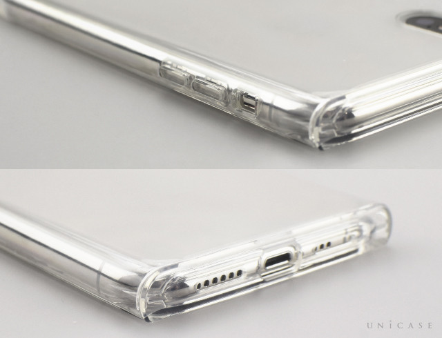 【iPhoneXS/X ケース】Maelys Collections for iPhoneXS/X (Clear)装着レビュー 側面ボタン、スピーカー