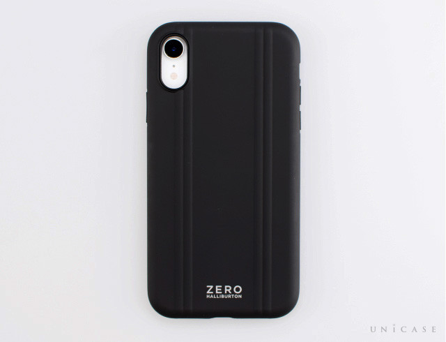 【iPhoneXR ケース】ZERO HALLIBURTON Hybrid Shockproof case for iPhoneXR (Black)レビュー 全体