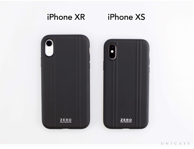 【iPhoneXR ケース】ZERO HALLIBURTON Hybrid Shockproof case for iPhoneXR (Black)装着レビュー iPhoneXSケースとの比較