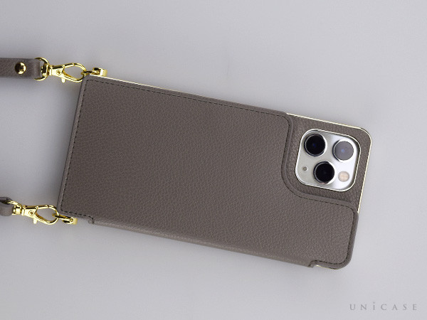 【iPhone11 Pro ケース】Cross Body Case for iPhone11 Pro (gray)レビュー 全体