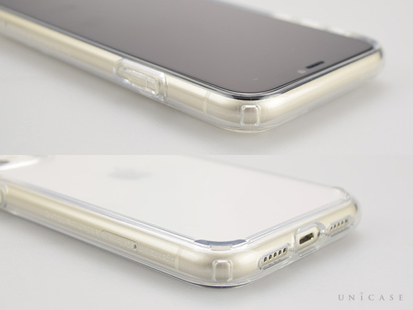 【iPhone11 ケース】Crystal Hybrid (Crystal Clear)装着レビュー 側面ボタン、スピーカー