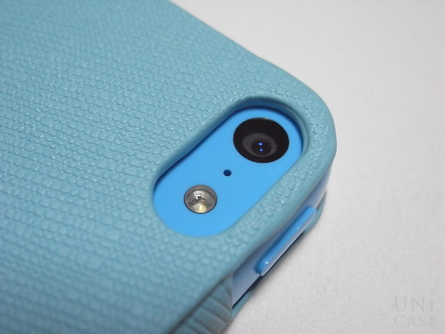 【iPhone5c ケース】Multi Function Design Case Melon Greenのカメラ周り