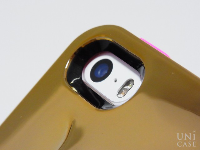 【iPhone5s/5 ケース】Melt Hot Goldのカメラ周り
