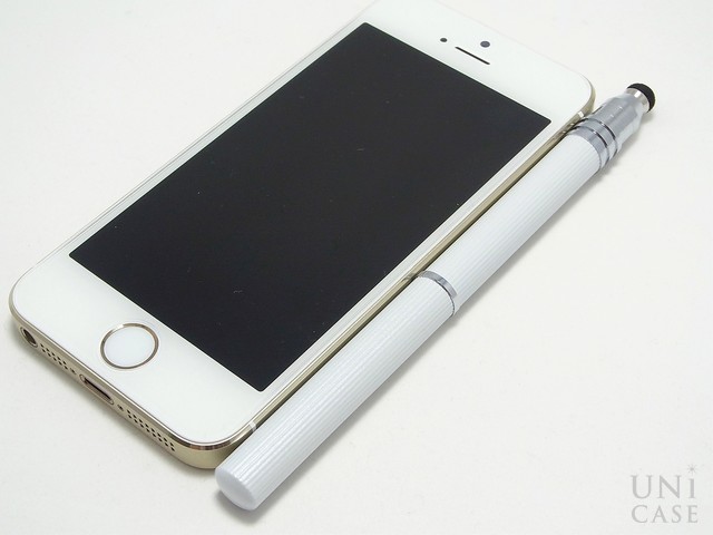 iPad/iPhone用スタイラスペン Su-Pen P201S-CLW(ホワイト)の全長