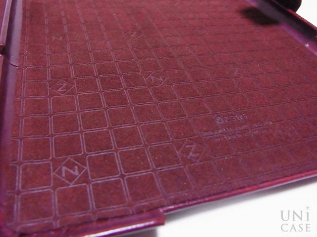 【iPad mini3/2/1 ケース】Masstige Neo Classic Diary ワインレッドの装着部分