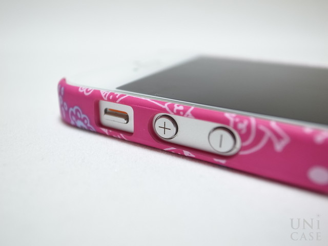 【iPhoneSE(第1世代)/5s/5 ケース】iPhone Case MORITUMO PK Sの音量調節ボタン