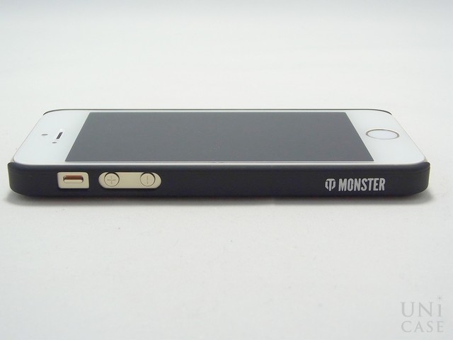 【iPhone5s/5 ケース】動物皮モンスターケース Monster-Stingray ブラックの側面