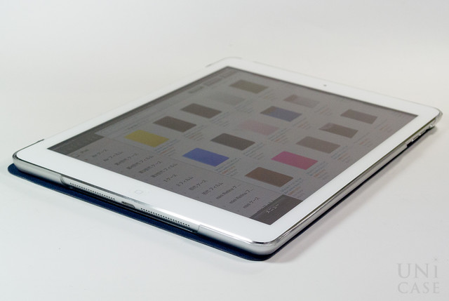 【iPad Air(第1世代) ケース】VersaCover (Denim Blue)の開き