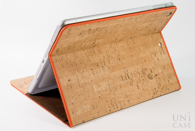 【iPad(9.7inch)(第5世代/第6世代)/iPad Air(第1世代) ケース】Masstige A-Cork Diary (オレンジ)の印象