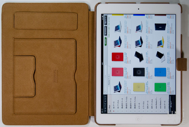 【iPad(9.7inch)(第5世代/第6世代)/iPad Air(第1世代) ケース】Prestige Vintage With Signage Diaryの装着