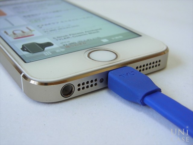 DUO SYNCABLE - MICRO/LIGHTNING - USB/0.3M BLUEのコネクタまわり